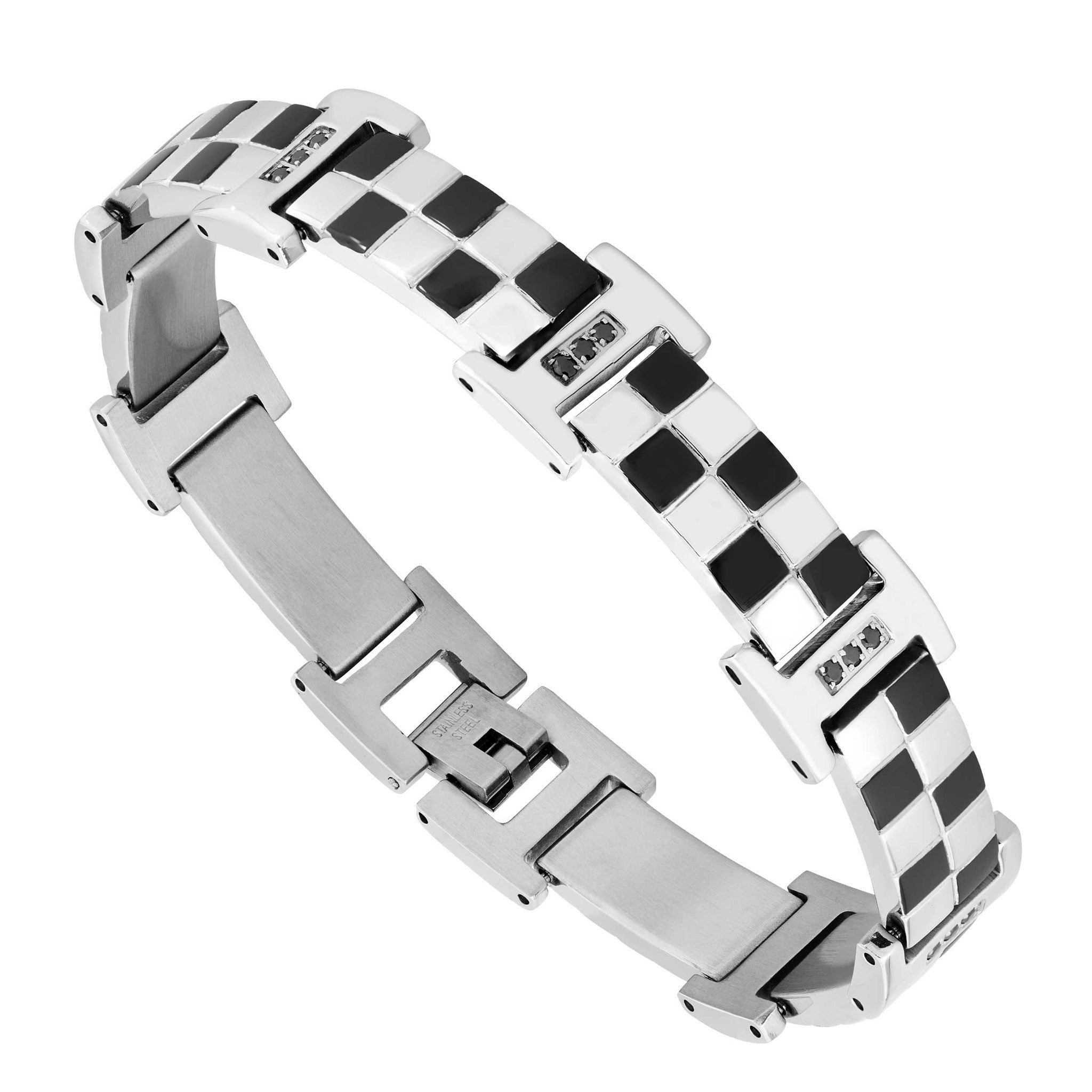 Ip Plating 316 Stainless Steel Black Steel Bracelet Stainless Steel Bracelet B13676 Mens Bracelets Ip Plating 316 Stainless Steel Black Steel Bracelet Stainless Steel Bracelet B13676 Mens Bracelets